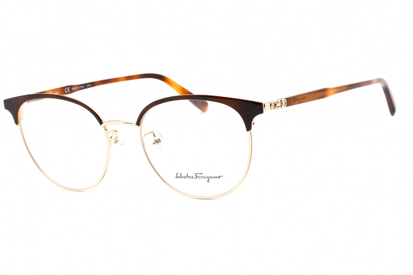 Salvatore Ferragamo SF2201 Gold/Clear