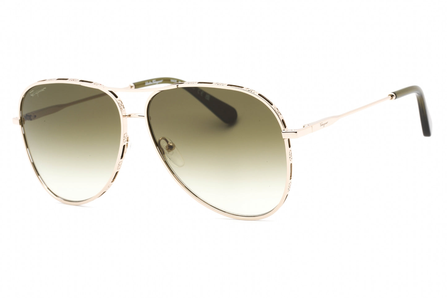 Salvatore Ferragamo SF268S Gold/Green