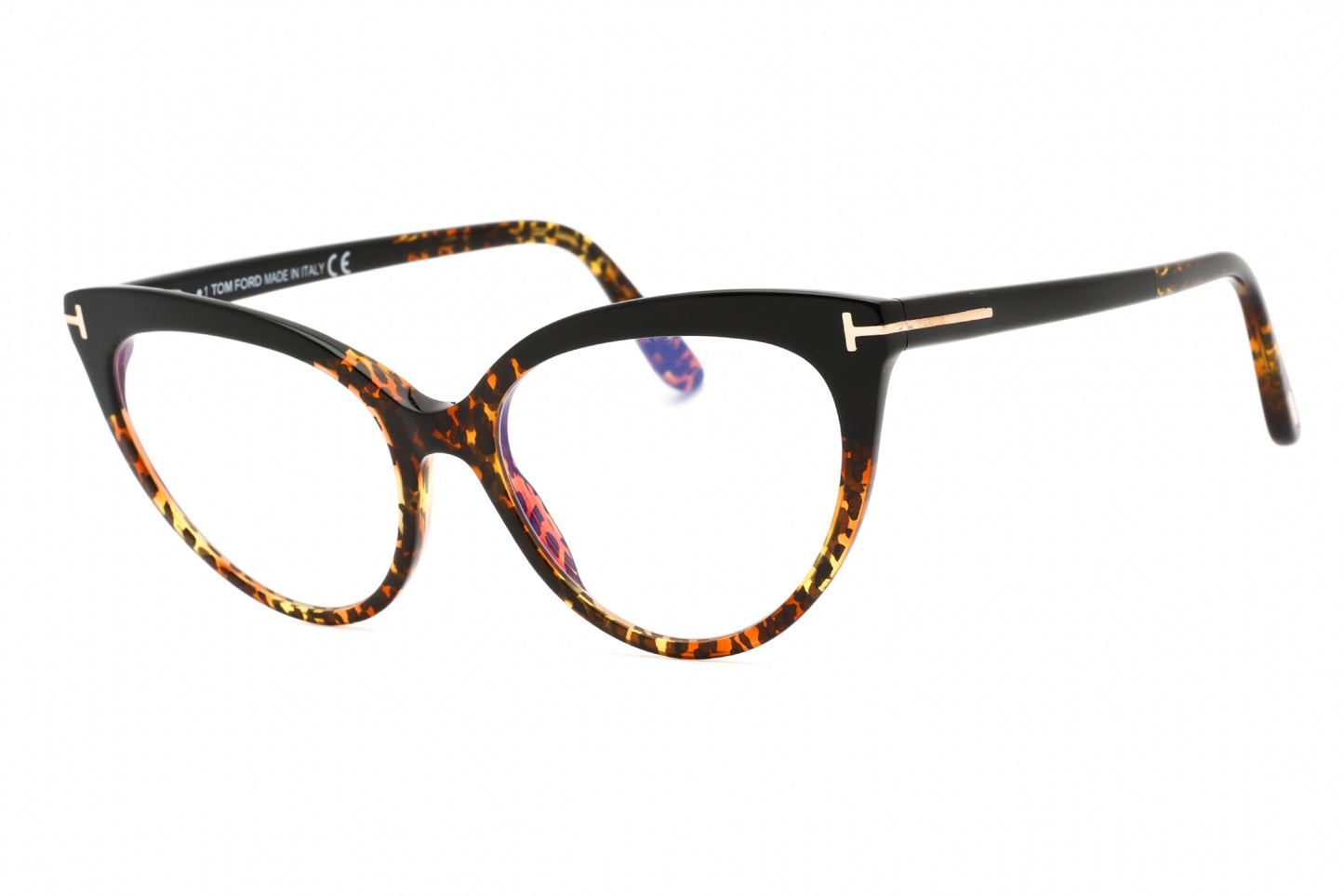 Tom Ford FT5674-B Black/Vintage Leopard