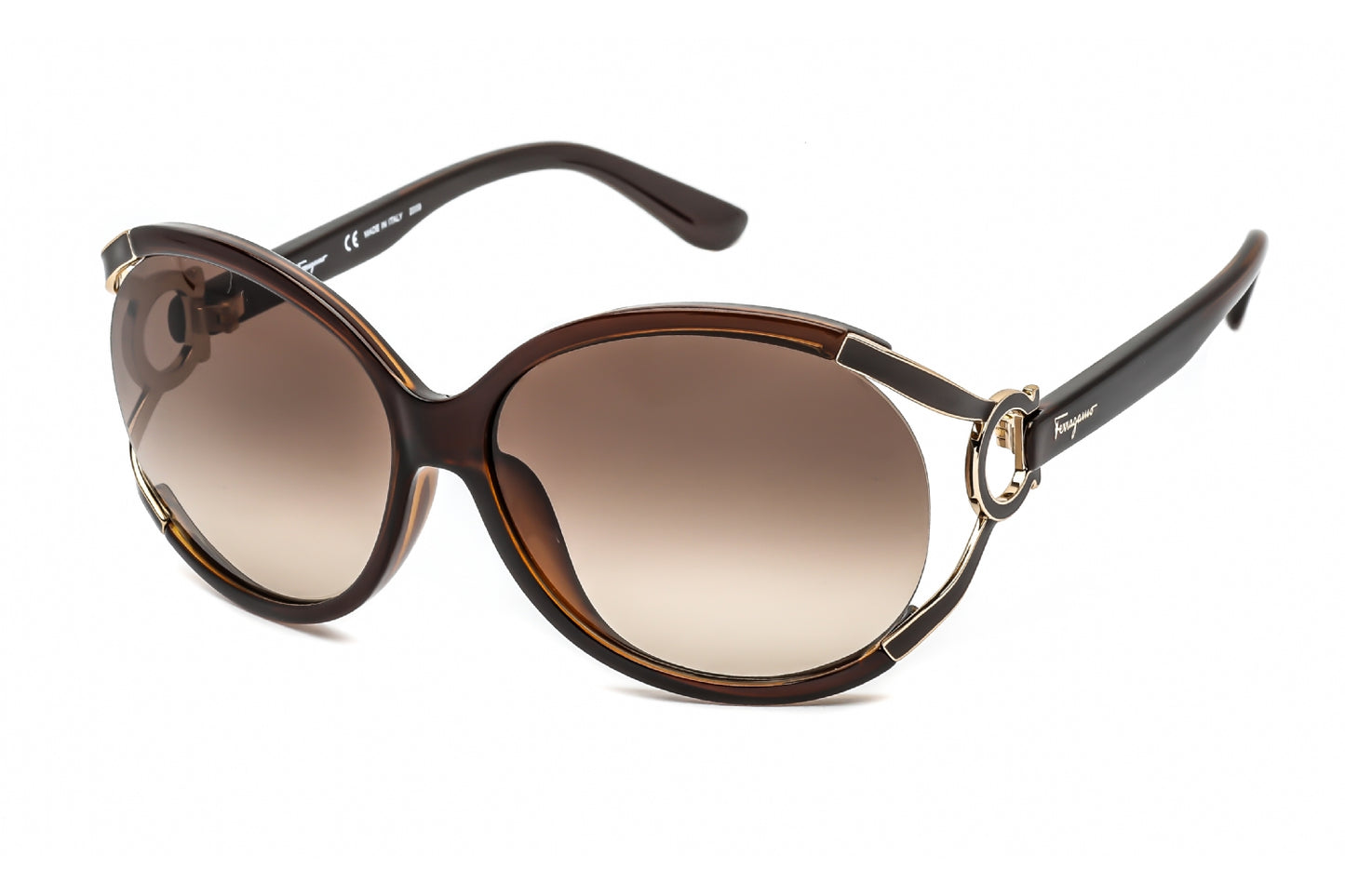 Salvatore Ferragamo SF600S Brown/Gray